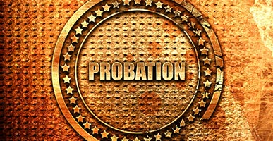 seal with the word Probation in metal