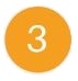 Number three inside an orange circle